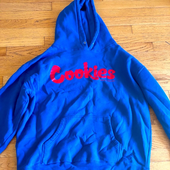 blue cookies hoodie